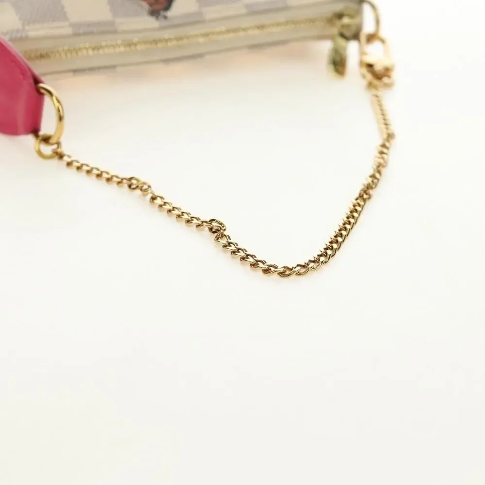 Louis Vuitton Damier Azur Mini Pochette Accessoires Pouch White